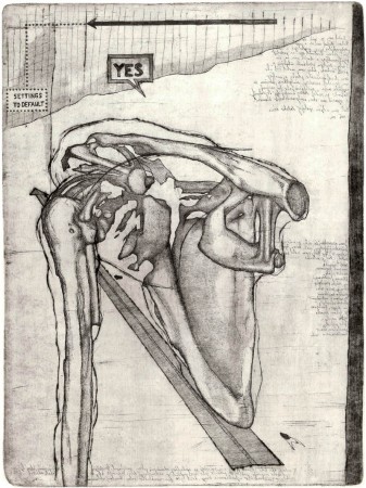 Settings to default, 2009, lept, 40x30cm